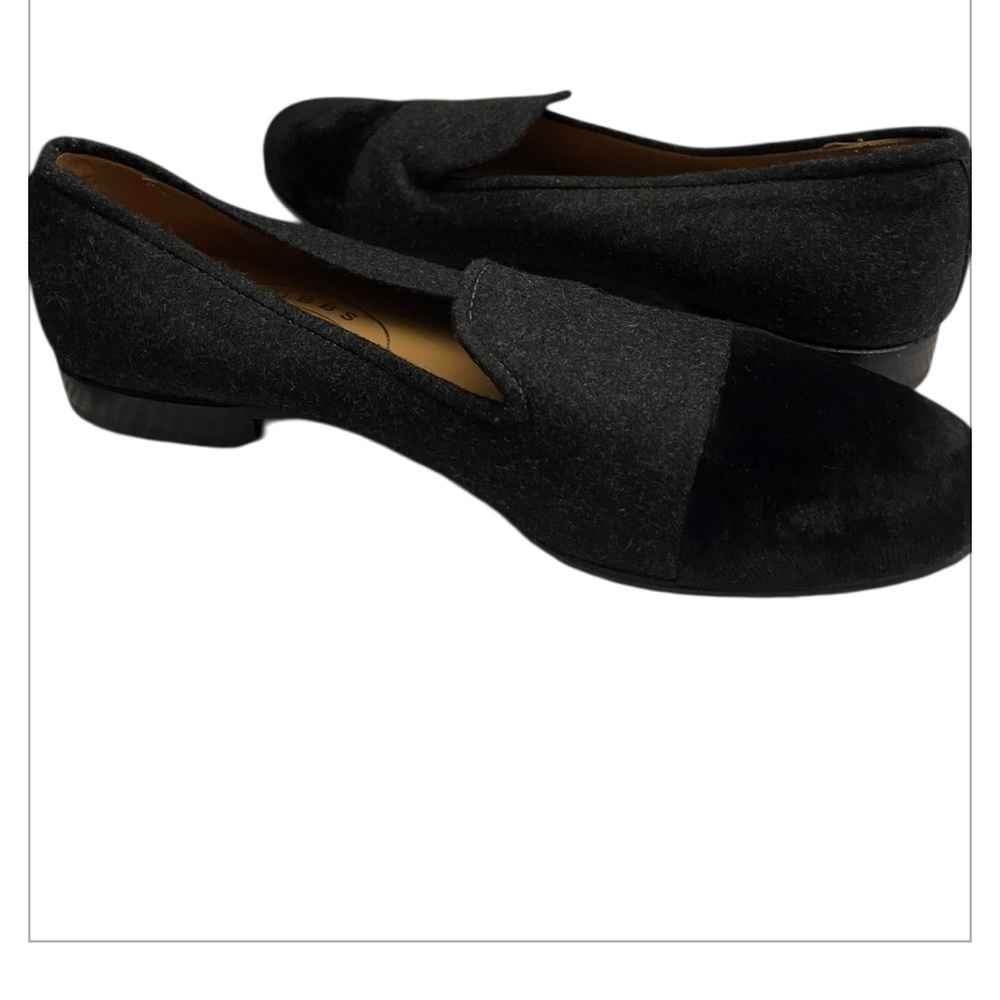 Stubbs & Wootton Black Velvet Loafers